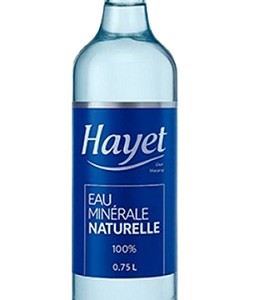 EAU HAYET 0.75L EN VERRE