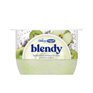 YAOURT BRASSÉ BLENDY POMME KIWI DELICE