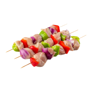 BROCHETTE DE POULET MARINÉ TARTAR