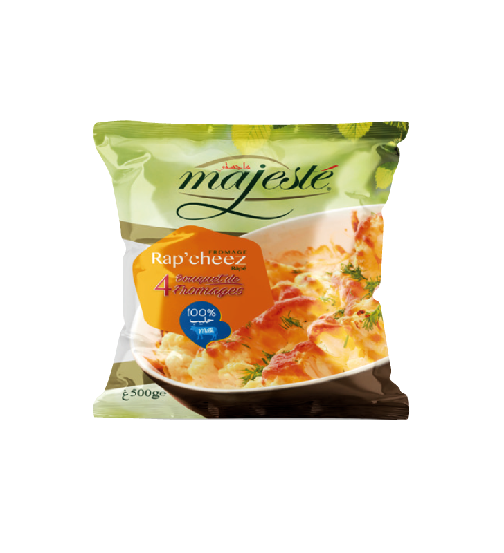 FROMAGE RAPE 4 CHEESE MAJESTE 500GR