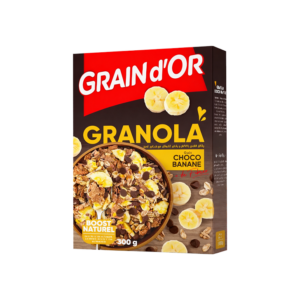 GRAIN D'OR GRANOLA CHOCO BANANE 300GR