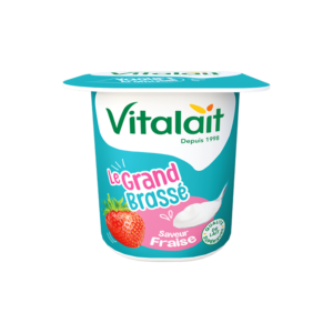 YAOURT LE GRAND BRASSÉ FRAISE 100G VITALAIT
