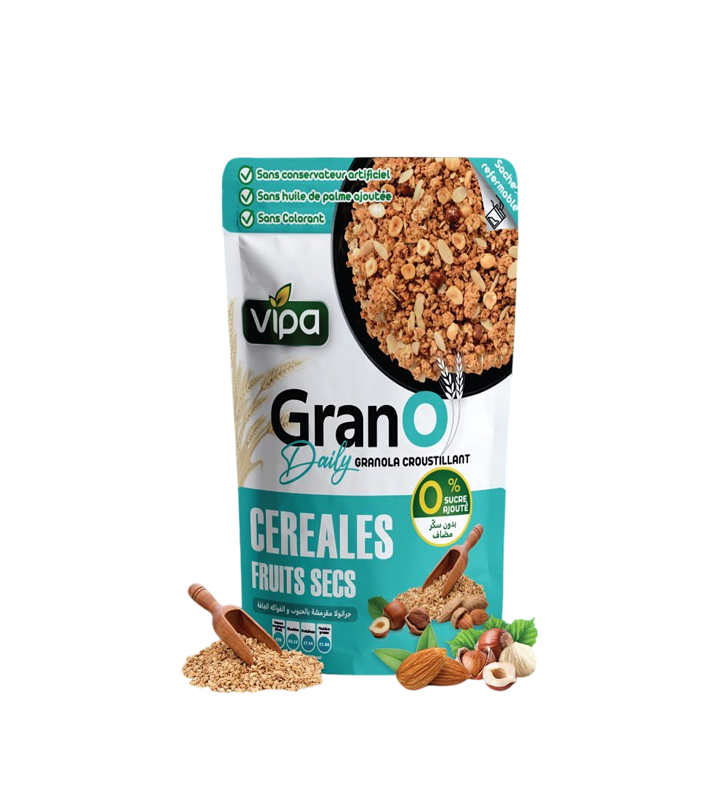GRANOLA AUX CEREALES VIPA 350GR