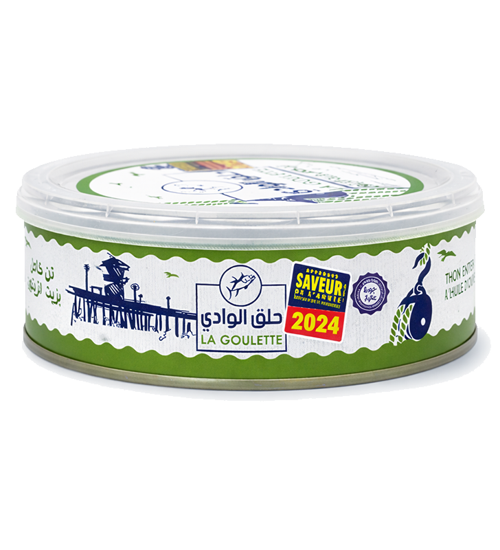 THON ENTIER A L’HUILE D’OLIVE LA GOULETTE 700g