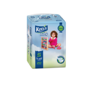 COUCHES BÉBÉ KOTIS BABY TAILLE 5 (11 – 25 KG) 20 PIÈCES