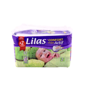 LILAS COUCHE T2 CONFORT MAX ACTIF 3-5Kg