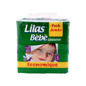 LILAS COUCHE T4 JUMBO UNISEXE 9-18Kg