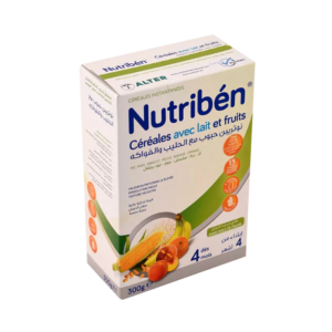 NUTRIBÉN CÉRÉALES AVEC LAIT ET FRUITS 300GR