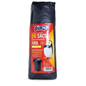 20 SACS POUBELLE 100L 90*100CM PINGO
