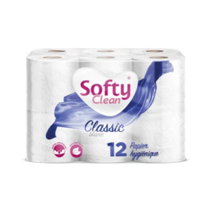 PAPIER HYGIÈNIQUE 12PCS SOFTY