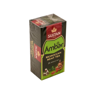 THÉ INFUSION VERT A LA MENTHE 25X1.5G AMBAR COLLECTION SULTAN