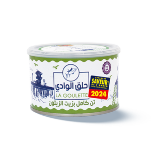 THON ENTIER A L'HUILE D'OLIVE LA GOULETTE 400GR