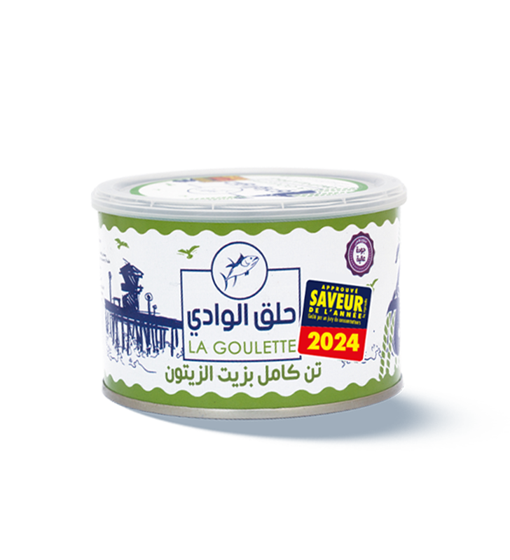 THON ENTIER A L'HUILE D'OLIVE LA GOULETTE 400GR