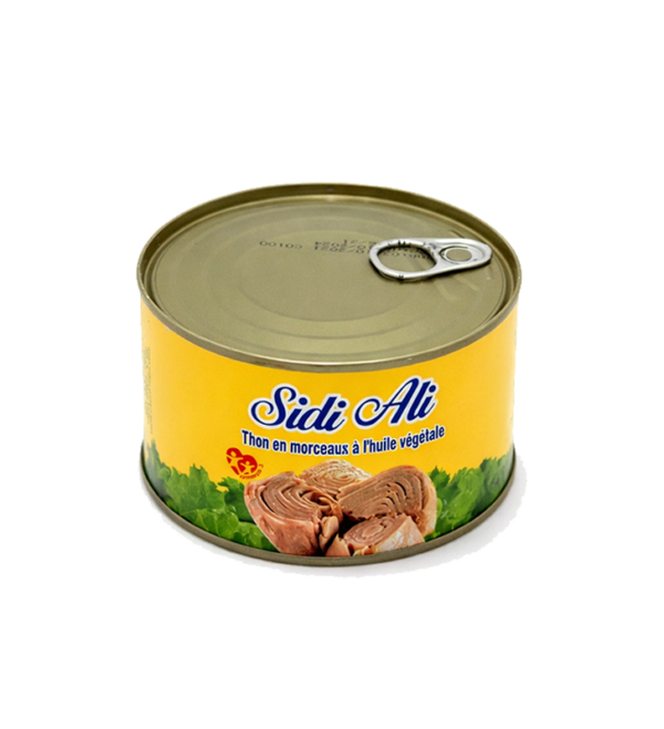 THON ENTIER A L’HUILE VÉGÉTALE SIDI ALI 400G