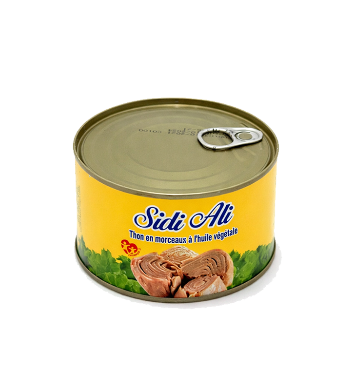 THON ENTIER A L’HUILE VÉGÉTALE SIDI ALI 400G