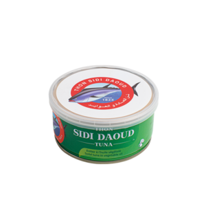 THON ENTIER A L’HUILE VÉGÉTALE SIDI DAOUD 130G