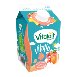 BOISSON LACTÉE PECHE ABRICOT VITALIO 200ML