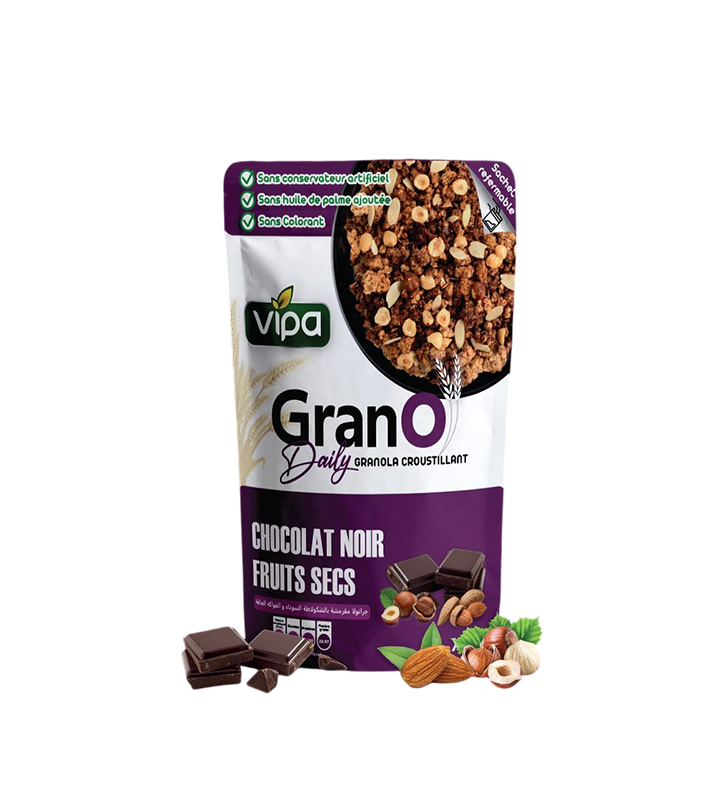 GRANOLA AU CHOCOLAT NOIR VIPA 350GR