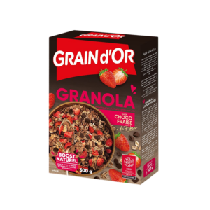 GRAIN D'OR GRANOLA CHOCO FRAISE 300GR