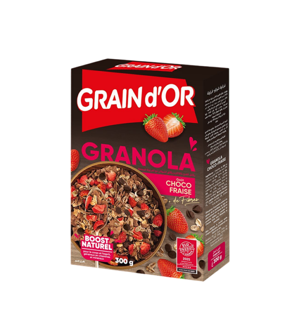 GRAIN D'OR GRANOLA CHOCO FRAISE 300GR