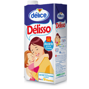 LAIT UHT 1/2 ÉCRÉMÉ DELISSO