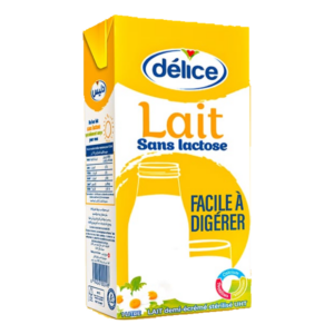 LAIT DEMI-ÉCRÉMÉ SANS LACTOSE DELICE 1L
