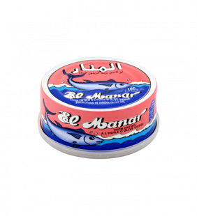 THON ENTIER A L’HUILE D’OLIVE EL MANAR 160G