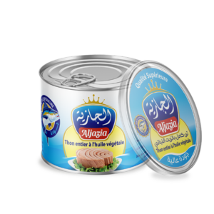 THON ENTIER À L’HUILE VÉGÉTALE ALJAZIA 400G HV