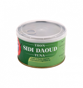 THON ENTIER A L’HUILE VEGETALE SIDI DAOUD 400G