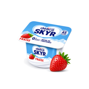FROMAGE BLANC DELICE SKYR FRAISE 90GR